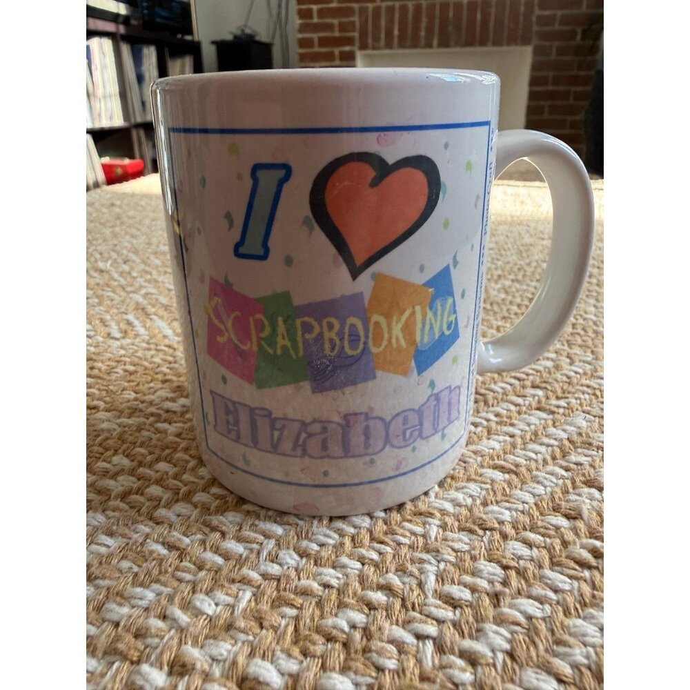 I love Scrapbooking ELIZABETH mug